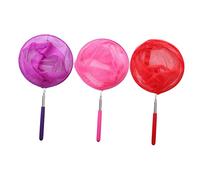 Hohopeti Retractable Fishnet Fishnets Garden Catching Bug Net Extendable for Telescopic Insect Net Foldable Insect Catcher Play Fishing Random Color