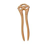 Hohopeti Retro Peachwood Hairpin for Women U-shape Hair Fork Pin for Buns Simple Elegant Hair Holder for Festivals Parties Daily Use