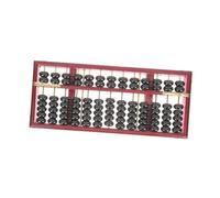 Hohopeti Retro Wooden Abacus for Math Learning Educational Chinese Counting Frame with Beads Practical Mental Arithmetic Tool for Students