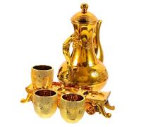 Hohopeti Reusable and Temple Offering Supplies Offering Cup Kettle in Golden Delicate Craft with Wide Application Suitable for Everyday Use Household Worship