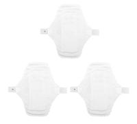 Hohopeti Reusable Cotton Sanitary Pads 3Pcs 18Cm Thin Breathable Lace Edges Feminine Hygiene for Women Strong Absorption and Water Lock