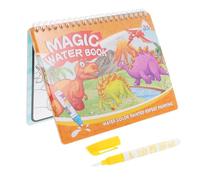 Hohopeti Reusable Dinosaur Graffiti Coloring Book with Invisible Ink Pen for Preschool Painting Enhances Learning and Creativity Educational Art Activity for Boys