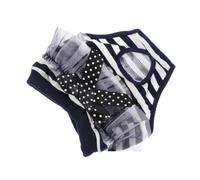 Hohopeti Reusable Household Dog Diaper Cotton Washable Doggy Nappies for Female Dogs in Heat Puppy Incontinence Sanitary Pants Comfortable Breathable Pet Accessory