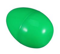 Hohopeti Reusable Jumbo Green Decorative Faux Chicken Eggs 30x20cm Openable Plastic Easter Egg Storage Holder for Party Decor and Fillable Hunt Accessory