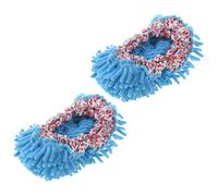 Hohopeti Reusable Mop Socks Floor Cleaning Slippers with Elastic Band Multi-use Shoe Protectors for Men and Women Microfiber Dust Absorption Covers for Tile Vinyl Floors in Home Kitchen
