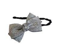 Hohopeti Rhinestone Bowknot Bun Maker Hair Styling Tool Cloth Material Twisted Donut Shaper for Women Curly Hair Daily Fashion and Exercise Use Idea