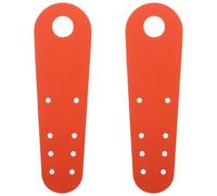 Hohopeti Roller Skate Featuring Nonslip Fit and Wear Resistance in Orange Pu Leather 2pcs for Young Skaters Indoor Practice for Roller Skates and Skating Shoes