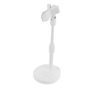 Hohopeti Rotating Mini Nail Light Stand for Gel Polish Drying Handsfree Portable Holder Compatible with Various LED Nail Lights Compact White Support for Home and Salon Manicure Tools