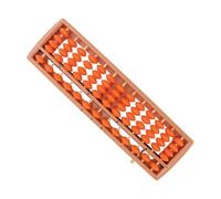 Hohopeti Row Orange Bead Abacus for Educational Counting and Arithmetic Tool for Preschool and Primary School Enhances Math Skills Memory and Attention Development