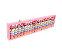 Hohopeti Row Plastic Abacus for Early Education Math Spinner Counting Frame Ergonomic Bead Design for Fine Motor Skills Enhances Calculation Speed and Accuracy for Preschoolers