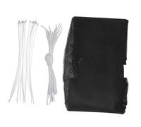 Hohopeti Safety Balcony Protective Net Black Mesh Liner Banister Stair Guard for Pets Wear-resistant Easy to Cut for Custom Balcony and Railing Fit Random Color