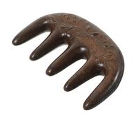 Hohopeti Sandalwood Massage Comb for Women Smooth Portable Hair Comb for Scalp Care Lightweight Natural Styling Tool Comfortable Grip for Knotting and Detangling