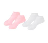 Hohopeti Sebs Exfoliating Moisturizing Socks 2 Pairs l (38-40) Softening Dry Cracked Feet for Women and Girls Foot Care at Home