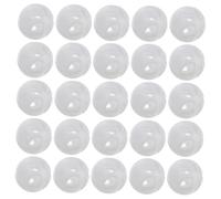 Hohopeti Shaking Accessories Noise Maker Toy 50pcs White Plastic Insert for Plush Dolls and Toys Multi-Purpose Parts Suitable for Babies DIY and Festival Use