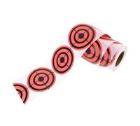 Hohopeti Shooting Target Stickers 76mm Glow-in-the-dark Archery Practice Targets Roll 200 Pieces for Indoor Training and Precision Shooting Sports