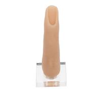 Hohopeti Silicone Practice Fake Finger for Nails Lightweight Simulation Finger Nail Training Model Convenient for Manicure Training Suitable for Salon Artists