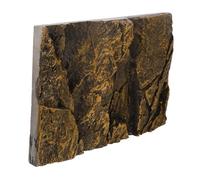 Hohopeti Simulated Reptile Tank Background Pu Rock Terrarium Decor for Tortoise Lizard and Snake Habitats Easy to Install Vibrant Colors and Realistic Design