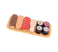 Hohopeti Simulation Sushi Play Food for Educational Pretend Kitchen Cooking Enhancing Fine Motor Skills Imaginative Parent Interaction Safe Smooth Surface