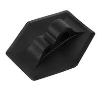 Hohopeti Six-sided Rope Buckle Ring for Inflatable Fishing Boats, Black PP | Marine Grade Durability, Resists Warping, Adjustable Motor Position, for Recreational Boaters and Kayak Fishing
