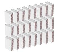 Hohopeti Sliding Drawer Blank Match Boxes 50Pcs with Double Sided Striker White Paper Matchstick Holders for Camping Home Use