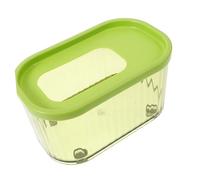 Hohopeti Small Bird Bathing Tub Parrot Cage Bath Box with Shower Function Plastic Budgerigar Bathing Basin for Caged Birds Summer Use in Matcha Green