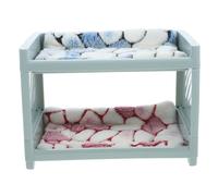 Hohopeti Small Pet Bed with Height and Removable Pad Comfortable Hamster Hideout Nest for Cage Bunny and Chinchilla Soft Material for Rest and Play Includes Cozy Blanket for Random Color