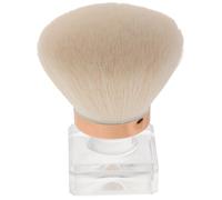 Hohopeti Small Powder Makeup Brush for Loose Powder and Blush Soft Mushroom Head Facial Brush with Comfortable Handle and Washable Makeup Tool for Women and Beginners