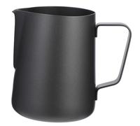 Hohopeti Small Stainless Steel Milk Pitcher Frothing Jug with Ergonomic Handle and Narrow Spout for Espresso Latte Art Cappuccino Steaming Reusable Coffee Creamer Container