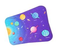 Hohopeti Solar System Puzzle for Outer Space Planets Matching Board Early Education Cognition Game Interactive Learning Safe Smooth Surface