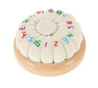 Hohopeti Solid Wood Base Insert Bag for Embroidery Home Needle Pad and Cross Stitch Projects Use as Pin Insert Pad Sewing Accessory