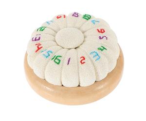 Hohopeti Solid Wood Base Insert Bag for Embroidery Home Needle Pad and Cross Stitch Projects Use as Pin Insert Pad Sewing Accessory