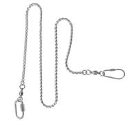 Hohopeti Stainless Steel Bird Anklet Chain Extra Thin Anti-off Foot Ring for Parrots and Cockatiels Lightweight and Comfortable Prevents Flying for Birds