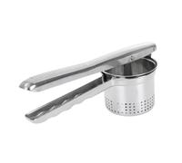 Hohopeti Stainless Steel Manual Potato Masher and Juicer with Handle Lemon Squeezer and Orange Press Dishwasher Safe Citrus and Vegetable Tool for Smooth Food Preparation