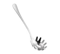 Hohopeti Stainless Steel Spaghetti Server Spoon for Noodles and Pasta Multi-Purpose Kitchen Ladle for Scooping Dumplings Eggs Ice Cubes Clean with Smooth Edges and Construction