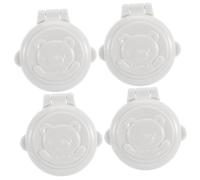 Hohopeti Start Button Protection Cover for Washing Machines 4pcs Cartoon Abs Child Safety Lock Covers for Flat Button Panels, Baby Proofing for Home Appliances and Vehicles