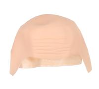 Hohopeti Stretchable Rubber Bald Cap for Adults Realistic Skin Tone and Reusable Theatre Bald Head Cover for Halloween Cosplay Special Effects Makeup and Performance Use
