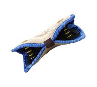 Hohopeti Tear Resistant Jute Dog Tug Bite Pillow with Handles for Professional Training Attack Training Tool for Small to Working Dogs and Puppies Enhances Bite Grip and Aggression