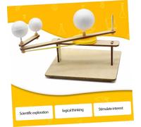 Hohopeti Three Planet Model Solar System Educational Science Kit Sun Earth Moon Orbital Demo Teaching Tool for Students Astronomy Learning