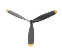 Hohopeti Three Rc Airplane Propeller with Adapter Replacement Part for Model Aircraft Enhances Flight Stability and Agility Easy Installation for Various Planes