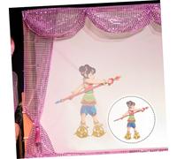 Hohopeti Traditional Chinese Shadow Puppetry for Educational Plaything Handcrafted Nezha Figure Kindergarten Puppet Prop for Hand-brain Coordination and Creative Learning