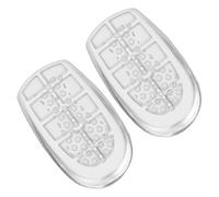 Hohopeti Transparent Gel Heel Pads for Women Self-Adhesive Anti-Slip Shoe Heel Inserts Shock Absorption Cushions and Half Shoes Invisible Non-Skid