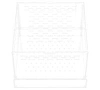 Hohopeti Transparent Small Habitat Box for Mealworms Spiders Snails Reptiles with Breathable Insect Enclosure for Tarantulas Geckos Frogs Corn Snakes Clear Acrylic Critter Keeper for