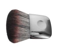 Hohopeti Travel Mini Makeup Brush Portable Flat Top Blush Brush for Loose Powder Effortless Application Sleek Electroplated Design Compact Cosmetic Tool for Women the Go