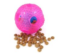 Hohopeti Tricky Treat for Dogs Interactive Chewing Toy Food Dispensing Rubber Material Engaging Pet Playtime