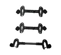 Hohopeti Twin Stroller Connector for Baby Pram Accessories 3pcs Adjustable Dual Stroller Pram Connectors for Twins Lightweight Foldable