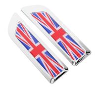 Hohopeti UK Flag Metal Car Badge Sticker Weatherproof Alloy Side for Vehicle Waistline Body Automotive Modification Decal Enhancing Exterior Appearance