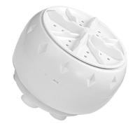 Hohopeti Ultrasonic Mini Washing Machine Portable with Turbo Technology and Suction Cups for Home Laundry and Travel Use