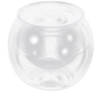 Hohopeti Unbreakable Globe Fish Tank Made of Pet Plastic, Unique Desktop Decor and Flowerpot for Office or Living Room, Fish Bowl for Home and Desk Display