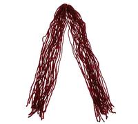 Hohopeti Unisex Synthetic Dreadlock Extensions Double Ended Lightweight Crochet Braids for Hip-hop and Cosplay Fashion Easy to Style Red Hairpieces for Re-braiding Natural Hair