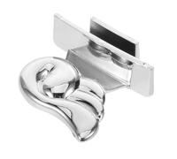 Hohopeti Universal Fit Toilet Seat Handle Lifter in Silver Abs Material with Hygiene Protection, Compact Stylish Design for Easy-to-use Toilet Cover Lift Tool Suitable for School and Hotel